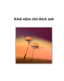 Khái niệm chú thích ảnh