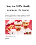 Cùng làm Triffle dâu tây ngọt ngào yêu thương