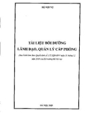 Tài liệu bồi dưỡng Lãnh đạo, quản lý cấp phòng