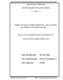 Luận văn: NGHIÊN CỨU MẠNG CẢM BIẾN KHÔNG DÂY – WSN VÀ NHỮNG ĐẶC ĐIỂM SỬA LỖI TRUYỀN DỮ LIỆU