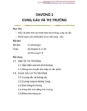 Chương 2: Cung, cầu và thị trường