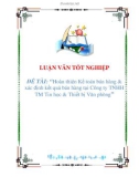 luận văn: Hoàn thiện Kế toán bán hàng & xác định kết quả bán hàng tại Công ty TNHH TM Tin học & Thiết bị Văn phòng