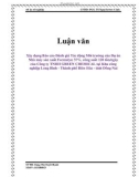 Luận văn: Xây dựng Báo cáo Đánh giá Tác động Môi trường của Dự án Nhà máy sản xuất Formalyn 37%, công suất 120 tấn/ngày của Công ty TNHH GREEN CHEMICAL tại Khu công nghiệp Long Bình - Thành phố Biên Hòa - tỉnh Đồng Nai