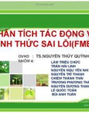 Thuyết trình: Phân tích tác động và hành vi sai lỗi