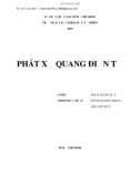 Đề tài: Phát xạ quang điện tử