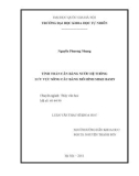 luận văn: TÍNH TOÁN CÂN BẰNG NƯỚC HỆ THỐNG LƯU VỰC SÔNG CẦU BẰNG MÔ HÌNH MIKE BASIN