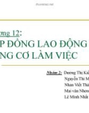 Bài thuyết trình: Kinh tế lao động - Hợp đồng lao động và động cơ làm việc