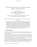 Báo cáo toán học: The spectral excess theorem for distance-regular graphs: a global (over)view