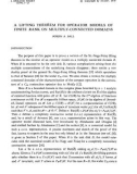 Báo cáo nghiên cứu khoa học: A lifting theorem for operator models of finite rank on multiply-connected domains 