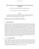 Báo cáo toán học: The Structure of Locally Finite Two-Connected Graphs