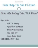 Giải Pháp Tài Sản Cố Định