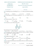 Đề kiểm tra học kì 2 môn Toán lớp 12 năm 2020-2021 có đáp án - Trường THPT Phan Đình Phùng