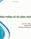 Bài giảng Tin văn phòng: Bài 3 - ThS. Thiều Quang Trung