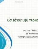 Bài giảng Tin văn phòng: Bài 4 - ThS. Thiều Quang Trung