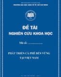 Đề tài nghiên cứu khoa học đề tài Phát triển cà phê bền vững tại Việt Nam