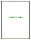 Chuyện Vui Ca Dao