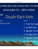 Đề tài: Chuyển mạch kênh - ĐH KHTN