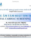 Siêu âm tầm soát thai nhi - BS. Nguyễn Quang Trọng