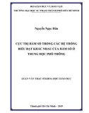 Luận văn Thạc sĩ Khoa học giáo dục: Cực trị hàm số trong các hệ thống biểu đạt khác nhau của hàm số ở trung học phổ thông