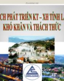 Báo cáo Kế hoạch phát triển kinh tế - xã hội tỉnh Lào Cai: Khó khăn và thách thức