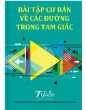 Bài tập về các đường trong tam giác