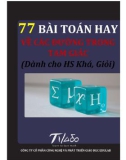 Hướng dẫn giải 77 bài toán hay về các đường trong tam giác