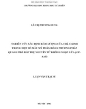 Luận văn Thạc sĩ: Nghiên cứu xác định hàm lượng của chì, cadmi trong một số mẫu mỹ phẩm bằng phương pháp quang phổ hấp thụ nguyên tử không ngọn lửa (GF-AAS)