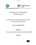 Báo cáo nghiên cứu nông nghiệp CHẨN ĐOÁN VÀ KHỐNG CHẾ BỆNH TIÊU CHẢY Ở LỢN CON TRƯỚC CAI SỮA - Các báo cáo tại trại đối với các đàn ở phía Bắc – tháng 9/2006