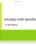 Bài giảng Phương pháp nghiên cứu khoa học: Bài 3 - Trần Tiến Khai