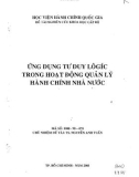 Đề tài nghiên cứu khoa học cấp bộ: Ứng dụng tư duy logic trong hoạt động quản lý hành chính nhà nước