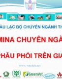 Thuyết trình chuyên ngành Giải phẫu phổi trên gia súc