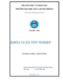 Đồ án tốt nghiệp ngành Kỹ thuật môi trường: Nghiên cứu một số yếu tố ảnh hưởng đến hiệu suất xử lý nước thải sản xuất nước mắm và đề xuất quy trình công nghệ xử lý nước thải của công ty cổ phần dịch vụ thủy sản Cát Hải