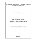 Luận văn Thạc sĩ Văn hóa học: Văn hóa doanh nghiệp tại Công ty cổ phần sách Alpha