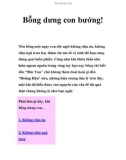 Bỗng dưng con bướng!