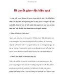 Bí quyết giao việc hiệu quả