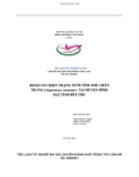 Luận văn nuôi trồng thủy sản: Khảo sát hiện trạng nuôi tôm thẻ chân trắng litopenaeus vannamei tại huyện Bình Đại tỉnh Bến Tre