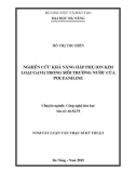 Tóm tắt Luận văn Thạc sĩ Kỹ thuật: Nghiên cứu khả năng hấp phụ ion kim loại Cr(VI) trong môi trƣờng nƣớc bằng vật liệu polyaniline