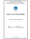 Đồ án tốt nghiệp ngành Kỹ thuật môi trường: Bước đầu khảo sát khả năng tích lũy Mn, Cu của rau cải