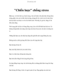 Chiến lược chống stress