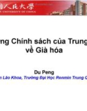 Đáp ứng chính sách của Trung Quốc về già hóa -