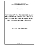 Luận văn Thạc sĩ Khoa học: Vectơ phân cực của các nơtron tán xạ hạt nhân trên bề mặt tinh thể có các hạt nhân phân cực được đặt trong từ trường ngoài biến thiên tuần hoàn khi có phản xạ