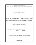 Tóm tắt Luận văn Thạc sĩ Lịch sử: Đảng bộ Tỉnh Hà Tây lãnh đạo thực hiện xóa đói, giảm nghèo từ năm 1996 đến năm 2006