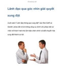 Lãnh đạo qua góc nhìn giải quyết xung đột