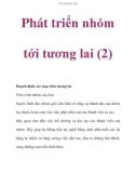 Phát triển nhóm tới tương lai (2)