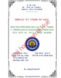 Khóa luận tốt nghiệp: Phân tích tình hình cho vay vốn hộ nghèo tại PGD NHCSXH huyện Lệ Thủy, tỉnh Quảng Bình