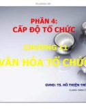 Thuyết trình Cấp độ tổ chức: Văn hóa tổ chức