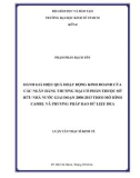 Luận văn Thạc sĩ Kinh tế: Đánh giá hiệu quả hoạt động kinh doanh của các ngân hàng thương mại cổ phần thuộc sở hữu nhà nước giai đoạn 2008-2013 theo mô hình CAMEL và phương pháp bao dữ liệu DEA