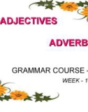 ADJECTIVEADJECTIVES AND ADVERBS