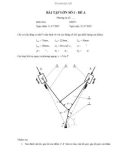 Bài tập lớn môn Cơ khí số 1