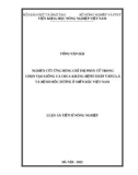 Luận án Tiến sĩ Nông nghiệp: Nghiên cứu ứng dụng chỉ thị phân tử trong chọn tạo giống cà chua kháng bệnh xoăn vàng lá và bệnh mốc sương ở miền Bắc Việt Nam